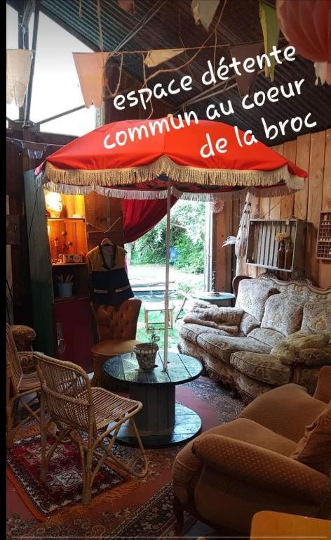 La Cabane De Mimi La Sardine Saint-Gervais en-Belin Dış mekan fotoğraf